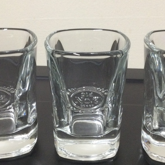 New 4 Vintage Jack Daniels Square Shot Glasses - Picture 2 of 10